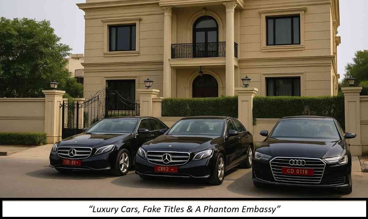 Fake Embassy of ‘Westarctica’ Busted in Ghaziabad: Baron, Diplomatic Cars & Job Racket Exposed