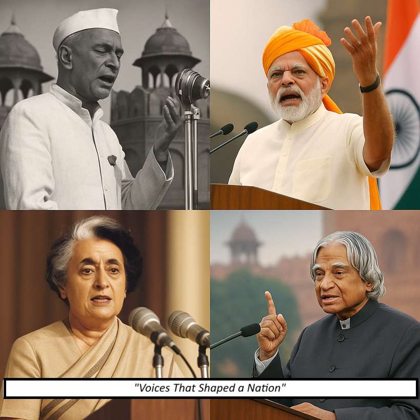 Famous Speeches by Indian Leaders on Independence Day: Then & Now