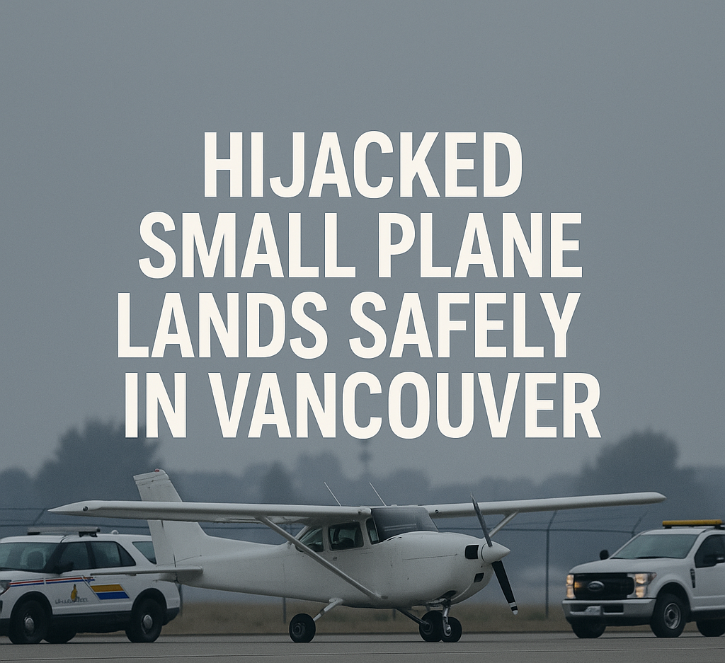 Hijacked Small Plane Lands Safely in Vancouver; Suspect Arrested
