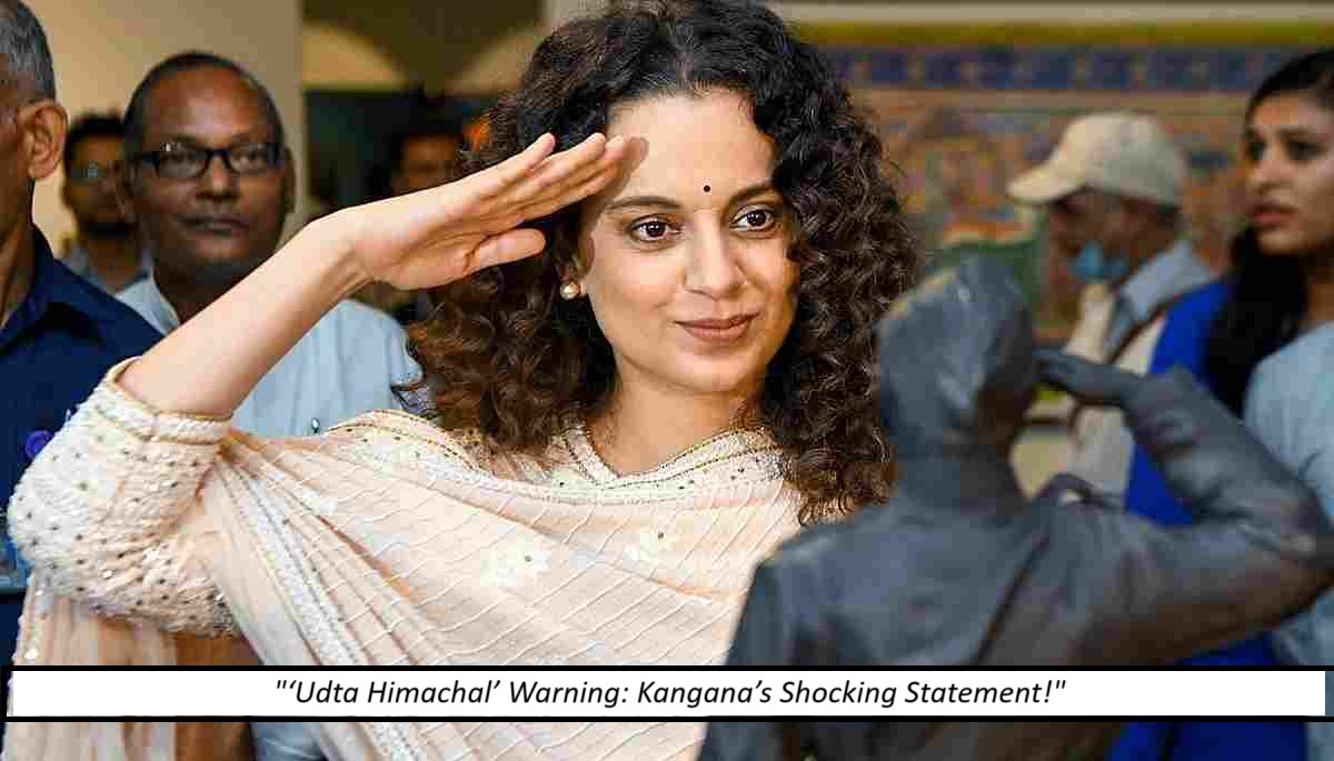 "Kangana Sparks 'Udta Punjab 2.0' Controversy: Blames Punjab for Himachal's Drug Crisis"