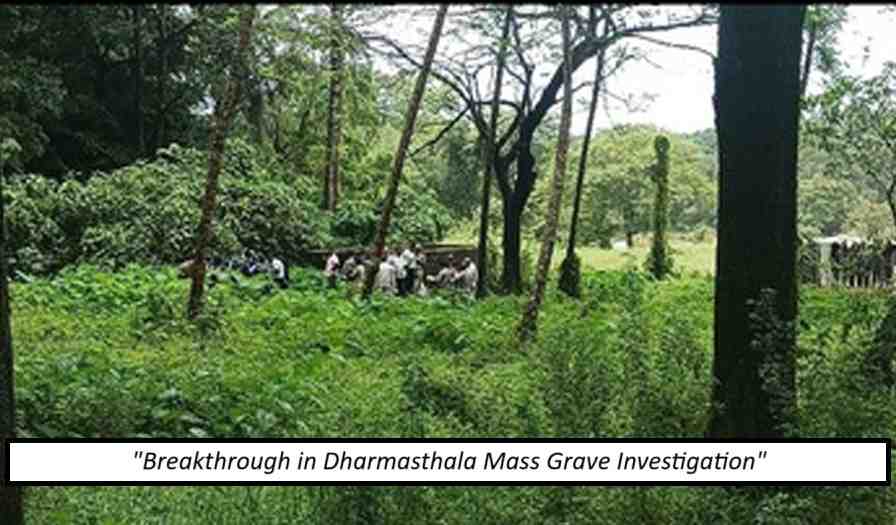 Karnataka Police Find Bones in Dharmasthala Mass Grave Case