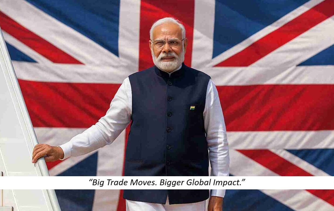 PM Modi Begins Two‑Day UK Visit Amid Landmark India‑UK Trade Talks