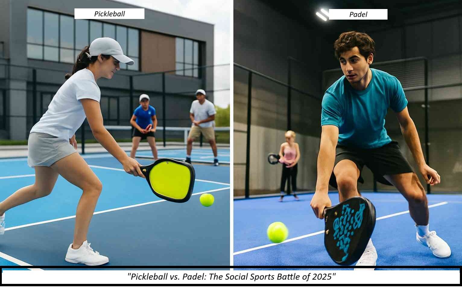 Pickleball vs. Padel: The Stylish, Social Racket Sport Craze of 2025
