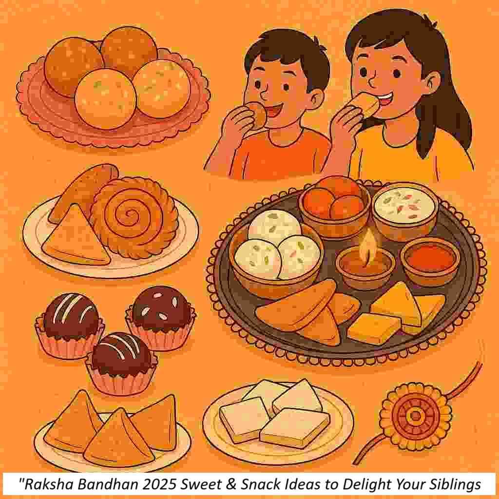 Raksha Bandhan 2025 Sweet & Snack Ideas to Delight Your Siblings