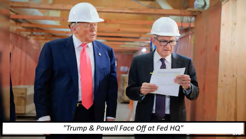 Trump Clashes with Fed Chair Powell on Live TV Over $3.1 Billion Renovation Cost
