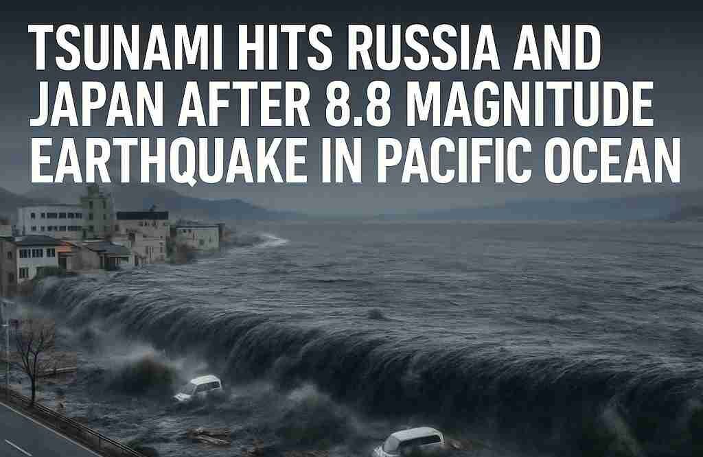 Tsunami Hits Russia and Japan After 8.8 Magnitude Earthquake in Pacific Ocean