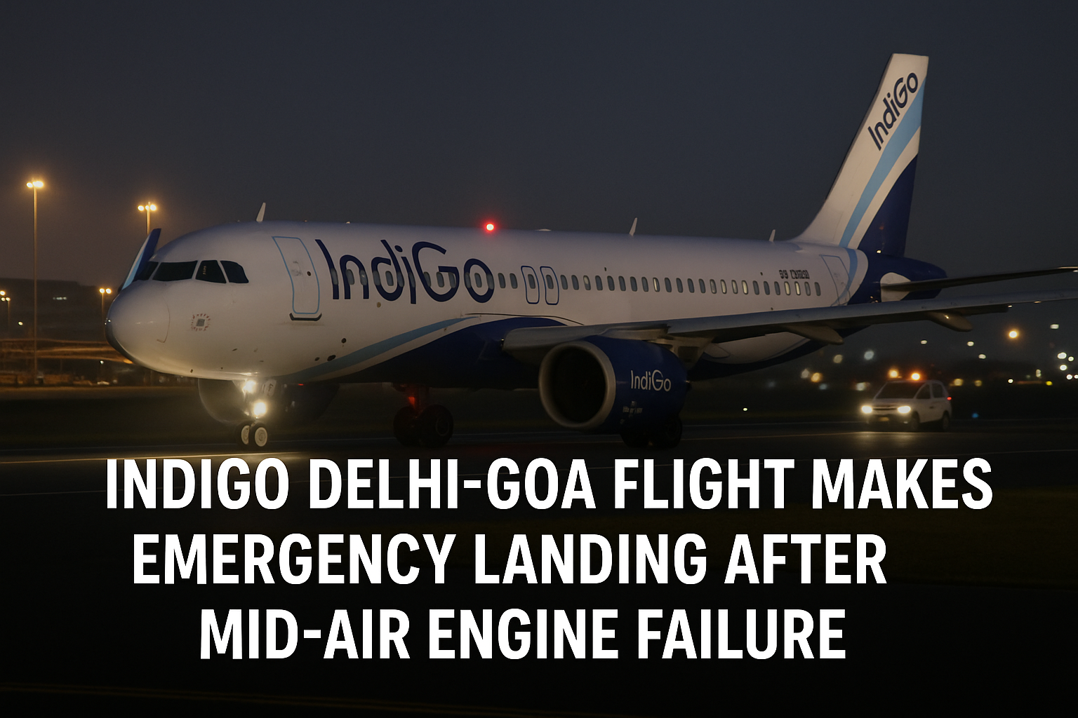 IndiGo Delhi-Goa Flight Makes Emergency Landing in Mumbai After Mid-Air Engine Failure