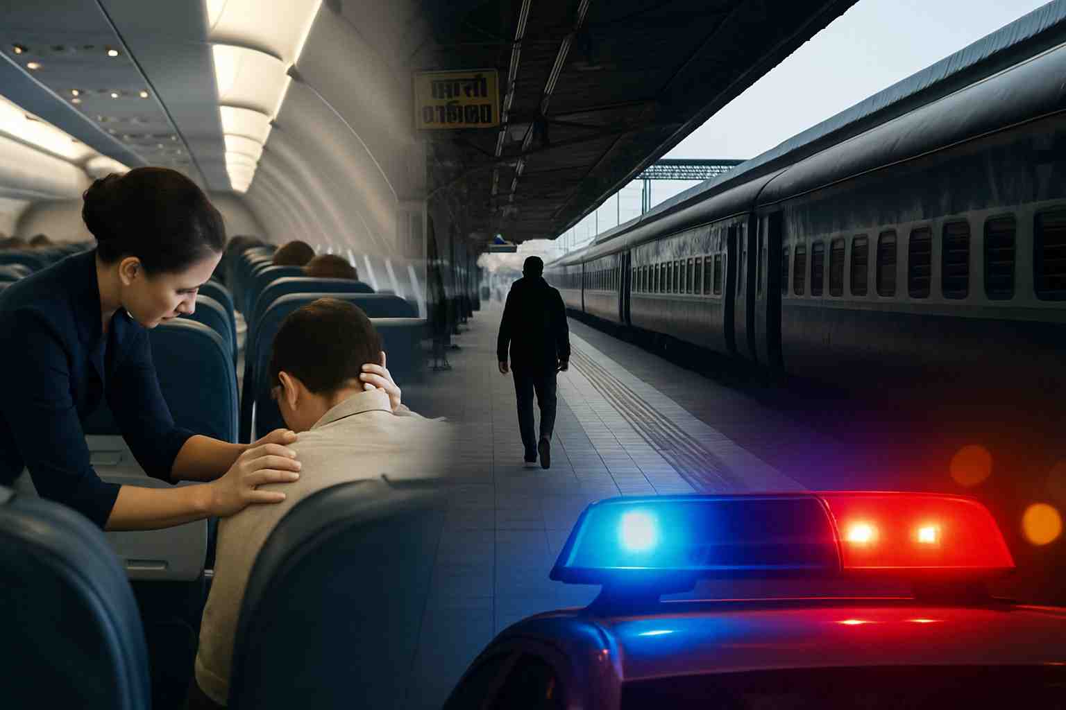 Man Slapped Mid-Flight After Panic Attack Found at Assam Railway Station