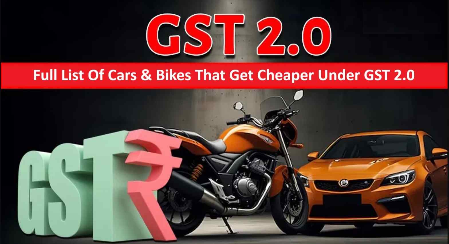 Full List: Cars & Bikes That Get Cheaper Under GST 2.0 – From Maruti to Range Rover