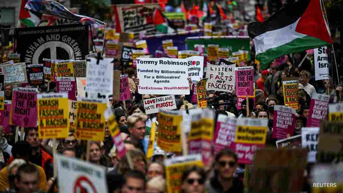 Huge Anti-Immigration Rally in London Turns Violent: Police Officers Attacked, Dozens Injured