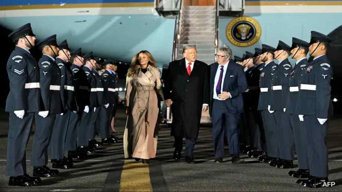 President Donald Trump Arrives in UK for Historic Second State Visit