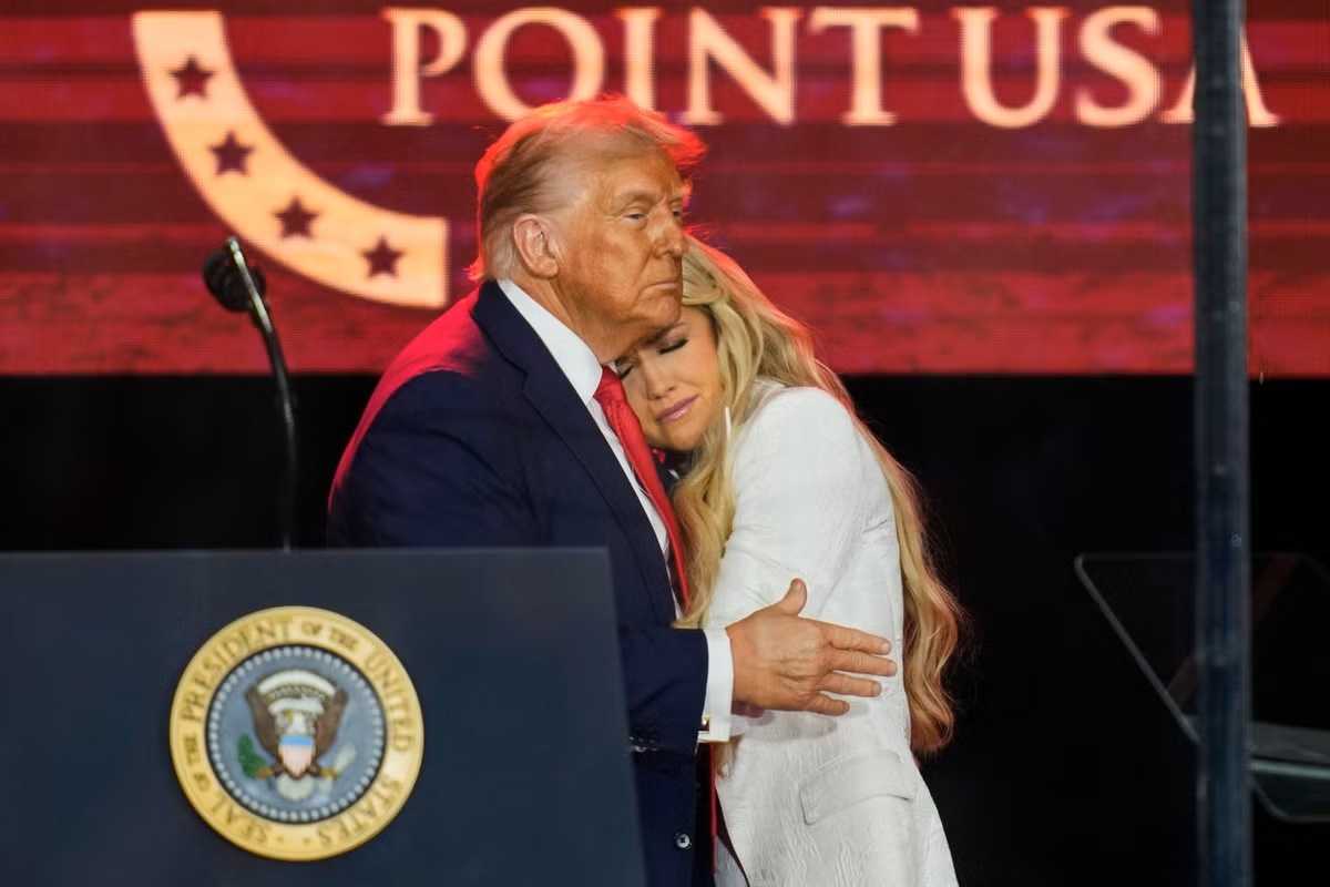 Video: Trump Seen Dancing Next to Charlie Kirk’s Widow at Memorial