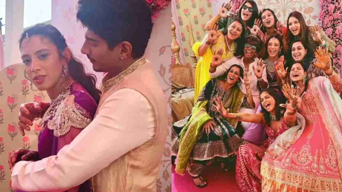 Palash Muchhal & Smriti Mandhana’s Mehendi Festivities Overflow With Love — See Pics